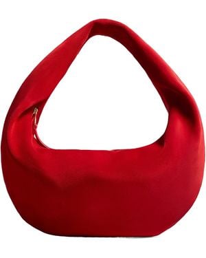KHAITE Olivia Zipped Medium Shoulder Bag - Red