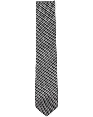 Tom Ford Pointed Tie - White