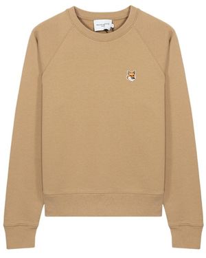 Maison Kitsuné Long-Sleeved Jumper - Natural