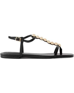 Jonathan Simkhai Amaya Embellished Leather Flats - Brown