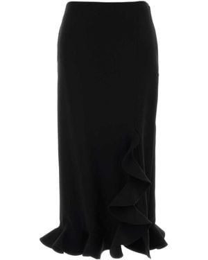 Moschino Zippered Skirt - Black