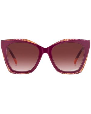Missoni Logo Detail Sunglasses - Purple