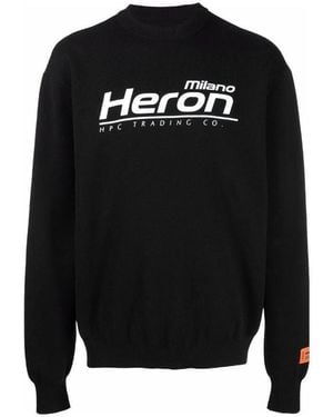 Heron Preston Logo Printed Jumper - Black