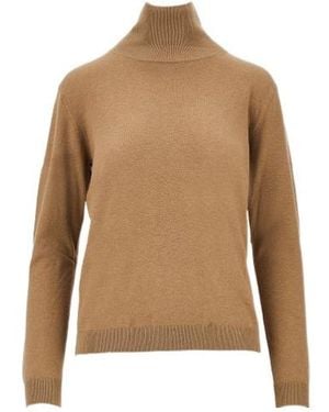 Weekend by Maxmara Turtleneck Jumper - Brown