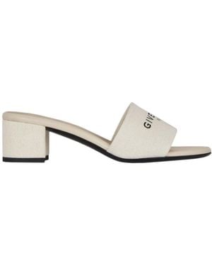 Givenchy Logo Sandals - White