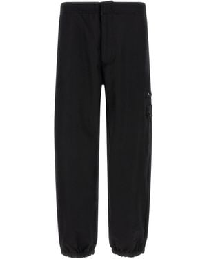 Stone Island Drawstring Casual Pants - Black