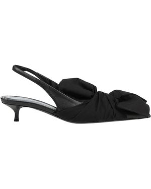 Balenciaga Plain Colour Court - Black
