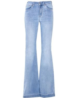 Liu Jo High-Rise Bootcut Jeans - Blue