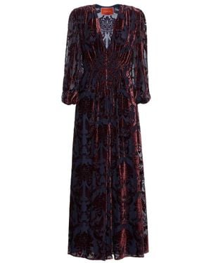 La DoubleJ Long Camerino Dress - Purple
