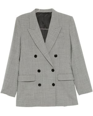 Isabel Marant Long-Sleeved Suit Jacket - Gray