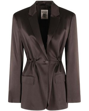 Semicouture Long-Sleeved Suit Jacket - Black