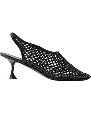 Proenza Schouler Mesh Leather High Heels - Black