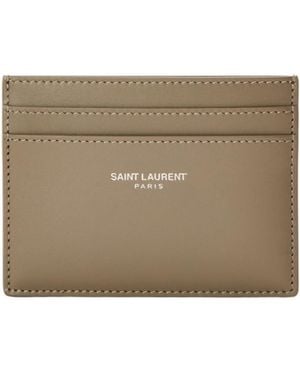 Saint Laurent Soho Card Holder - Natural