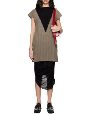 Kiko Kostadinov Dakota Knit Shift Dress - Multicolour