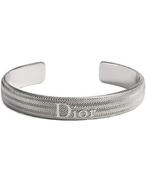 Dior Guilloché Bangle - White