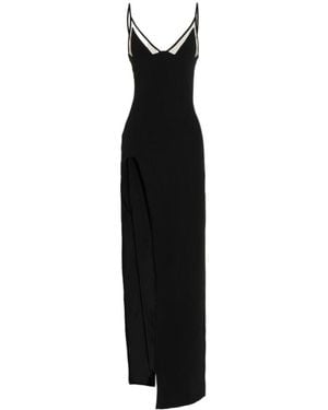 David Koma 'Open Leg Cami' Dress - Black