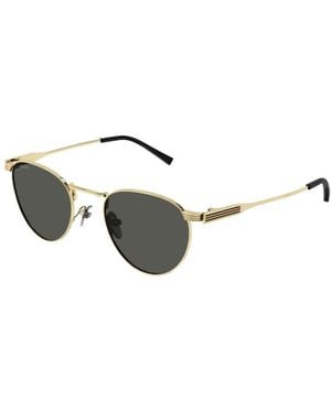 Gucci Eyewear Pilot Frame Sunglasses - White
