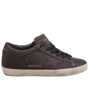 Golden Goose Super Star Low-Top Trainers - Brown