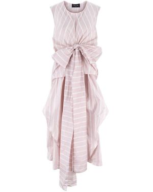 Fabiana Filippi Round Neck Dress - Pink