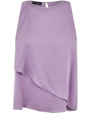 Emporio Armani Sleeveless Top - Purple