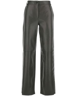 Antonelli Straight-Leg Casual Trousers - Grey