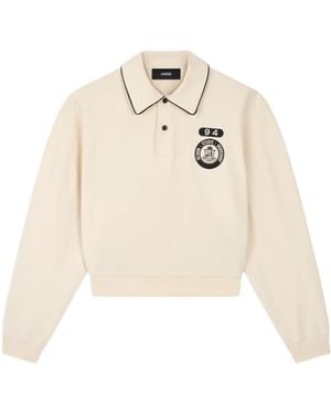 Amiri Collegiate Polo - White
