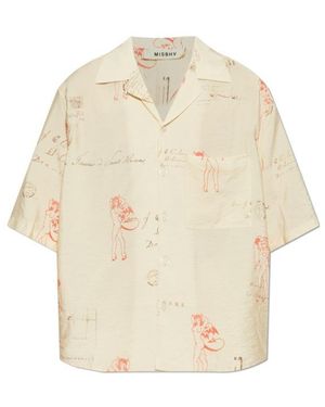 MISBHV Graphic-Print Shirt - Natural