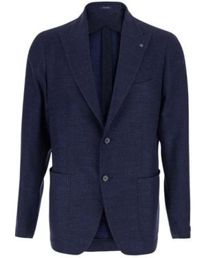 Tagliatore Long-Sleeve Blazer - Blue