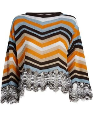Jucca Long-Sleeved Cover-Up - Multicolor