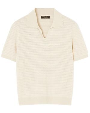 Loro Piana Touch Royal Lightness Polo Shirt - White