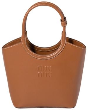 Miu Miu Ivy Handbag - Brown
