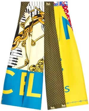 Celine Cropped Trousers - Yellow