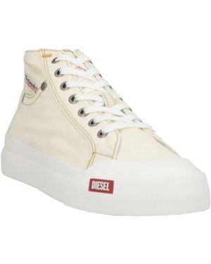 DIESEL High-Top Canvas Shoes - White