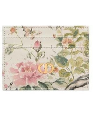 Dior Caro Freesia Card Holder - Natural