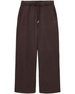 AllSaints Asher Straight Fit Joggers - Brown