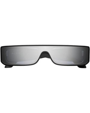 Alaïa Rectangular Sunglasses - White
