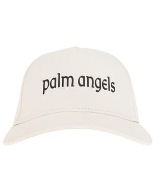 Palm Angels Logo Hat - White