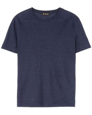 Loro Piana Lightweight Crewneck T-Shirt - Blue