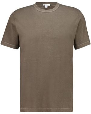 James Perse Crew-Neck Short-Sleeve T-Shirt - Grey