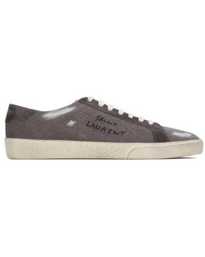 Saint Laurent Sl06 Old Casual Sports Shoes - Brown