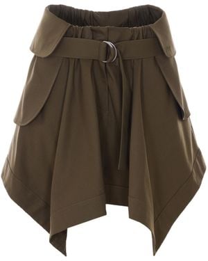 Loewe Cargo Skirt - Brown
