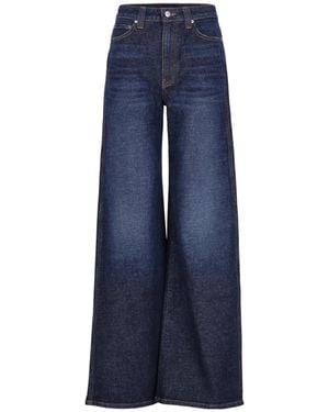 KHAITE Jeans With Belt Loops - Blue
