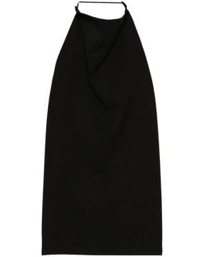 FEDERICO CINA Halterneck Blouse - Black
