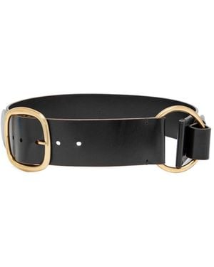 Chloé Anita Leather Belt - Black