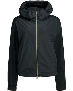 Herno Zip-Up Relaxed Fit Jacket - Black
