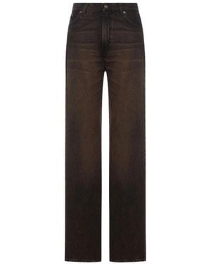 Haikure Korea Wide-Leg Jeans - Multicolor