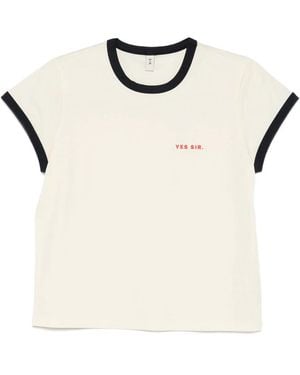 SIR. Yes Sir T-Shirt - White