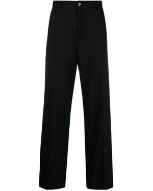 Marni Tropical Straight-Leg Tailored Pants - Black