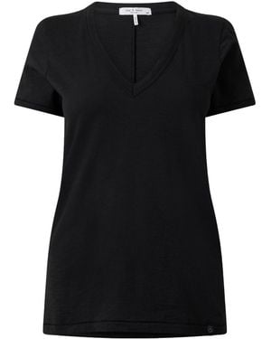 Rag & Bone Cotton Short-Sleeve T-Shirt - Black