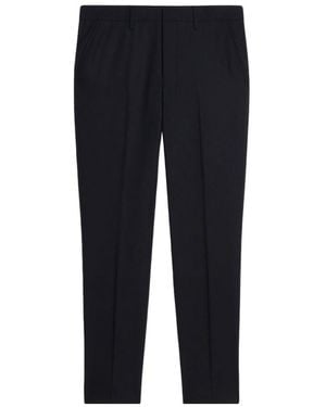 Ami Paris Straight-Leg Tailored Chino Pants - Blue